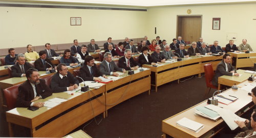 Stadtrat im Februar 1990